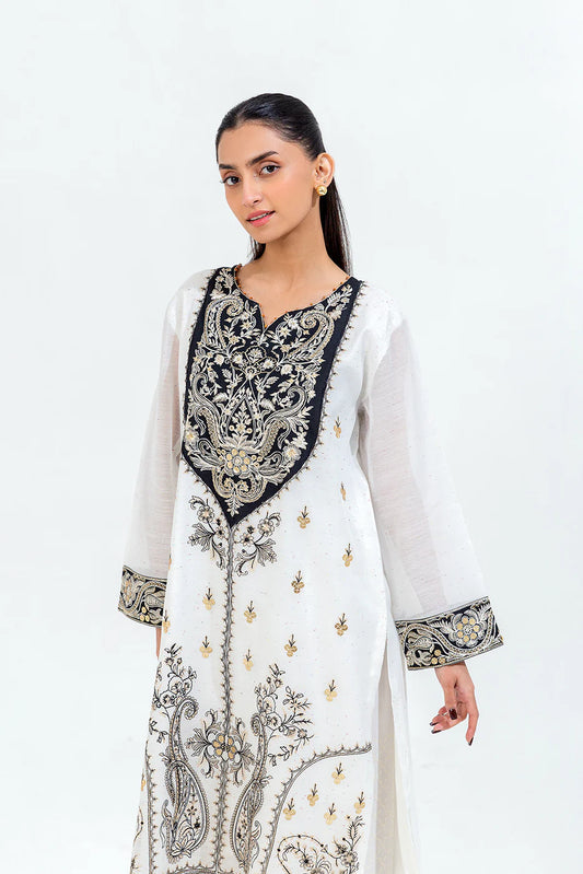 BEECHTREE EMBROIDERED MULTI NEPS SHIRT+SLIP (Stitched)