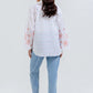 BEECHTREE EMBROIDERED JACQUARD SHIRT (Stitched)