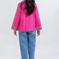 BEECHTREE EMBROIDERED CAMBRIC JACQUARD TOP (Stitched)