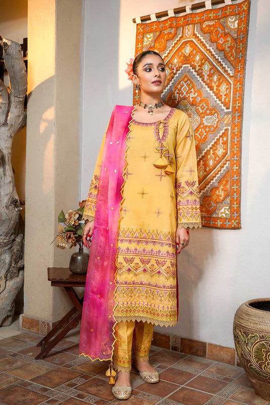 MAIRA ZUNNORAIN (ZEEST) 3PCS EMB (Unstitched)