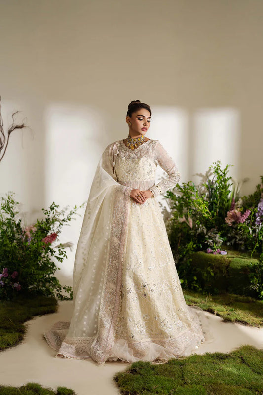ZOYA & FATIMA 4 PIECE HANDWORK RAW SILK - RAINA (FESTIVE FORMAL) (Unstitched)
