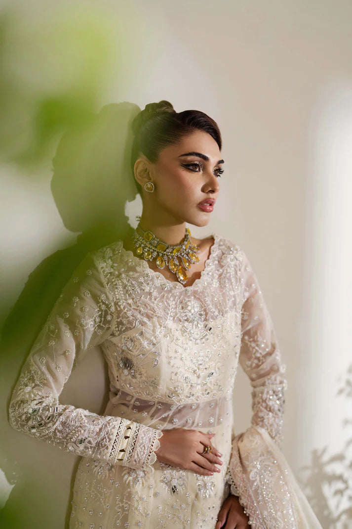 ZOYA & FATIMA 4 PIECE HANDWORK RAW SILK - RAINA (FESTIVE FORMAL) (Unstitched)