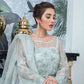 MAIRA ZUNNORAIN (GULNARI BLUE GREY) 3PCS EMB (Unstitched)