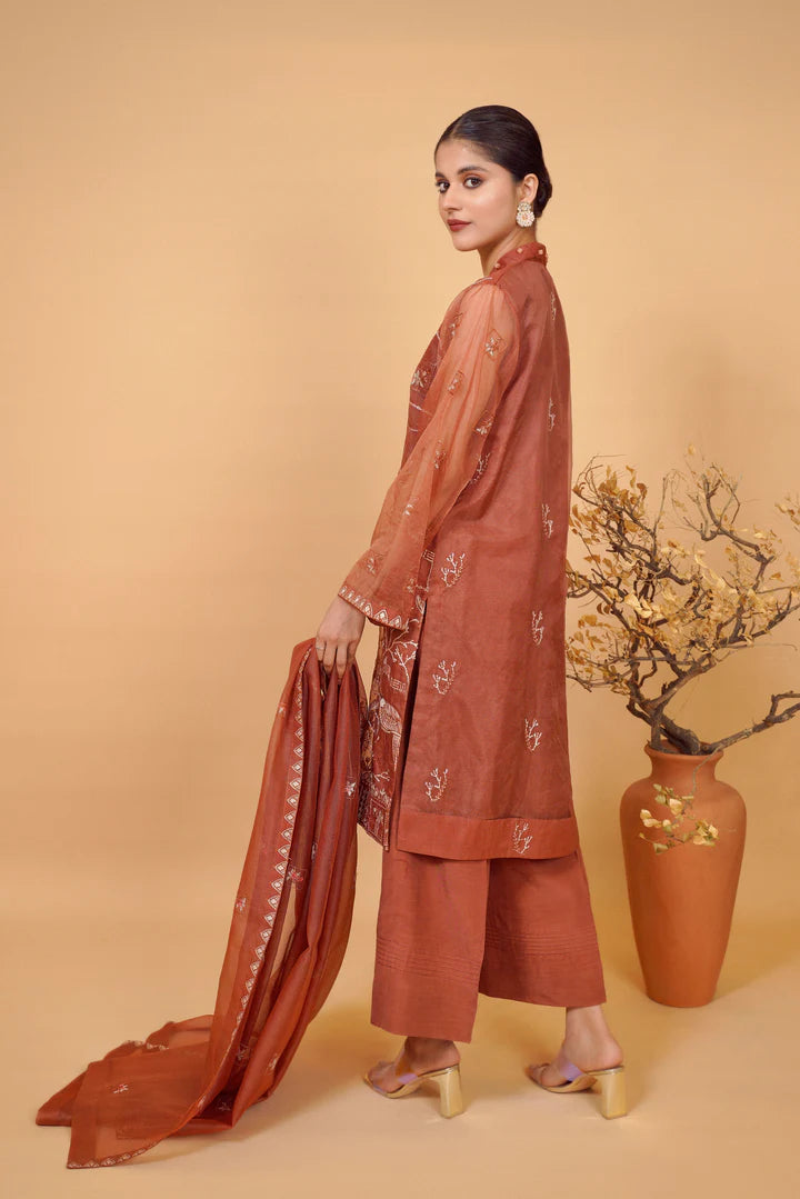 MAIRA ZUNNORAIN (NORA) 3PCS EMB (Unstitched)