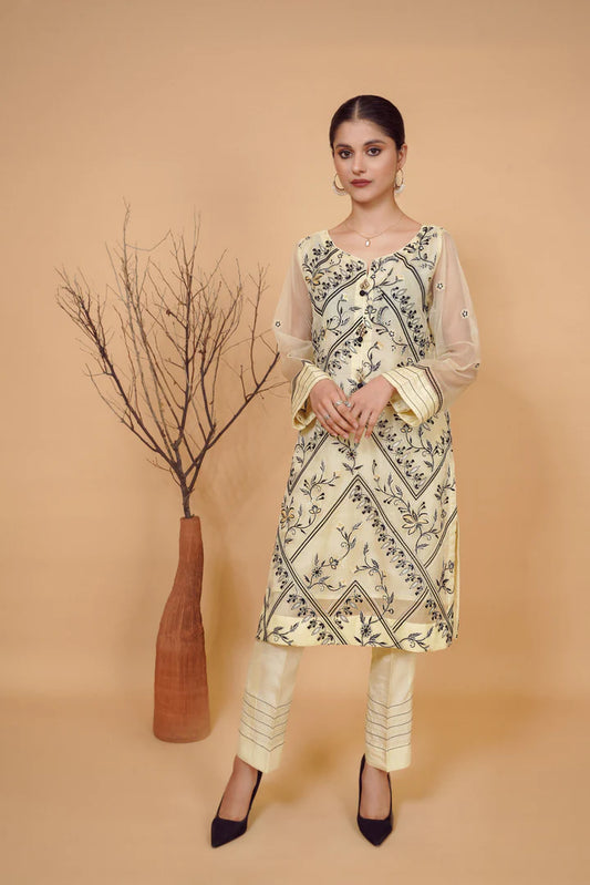 MAIRA ZUNNORAIN (LEO) 3PCS EMB (Unstitched)